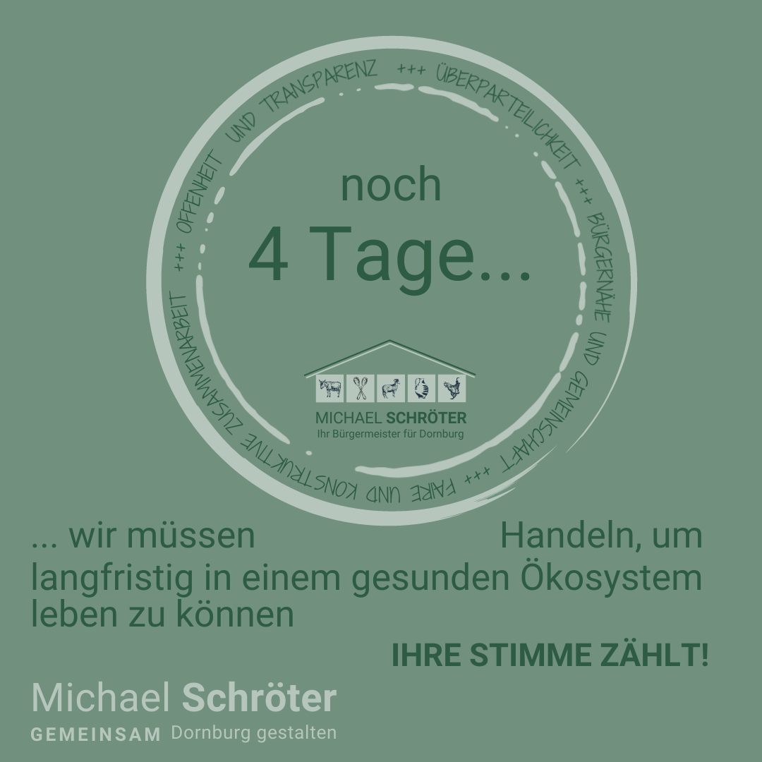 Read more about the article Noch 4 Tage …